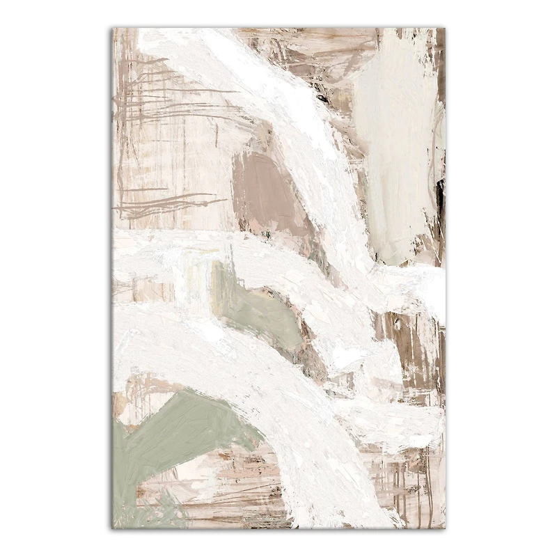 Neutral Abstract Texture 24" x 36" Canvas Wall Art