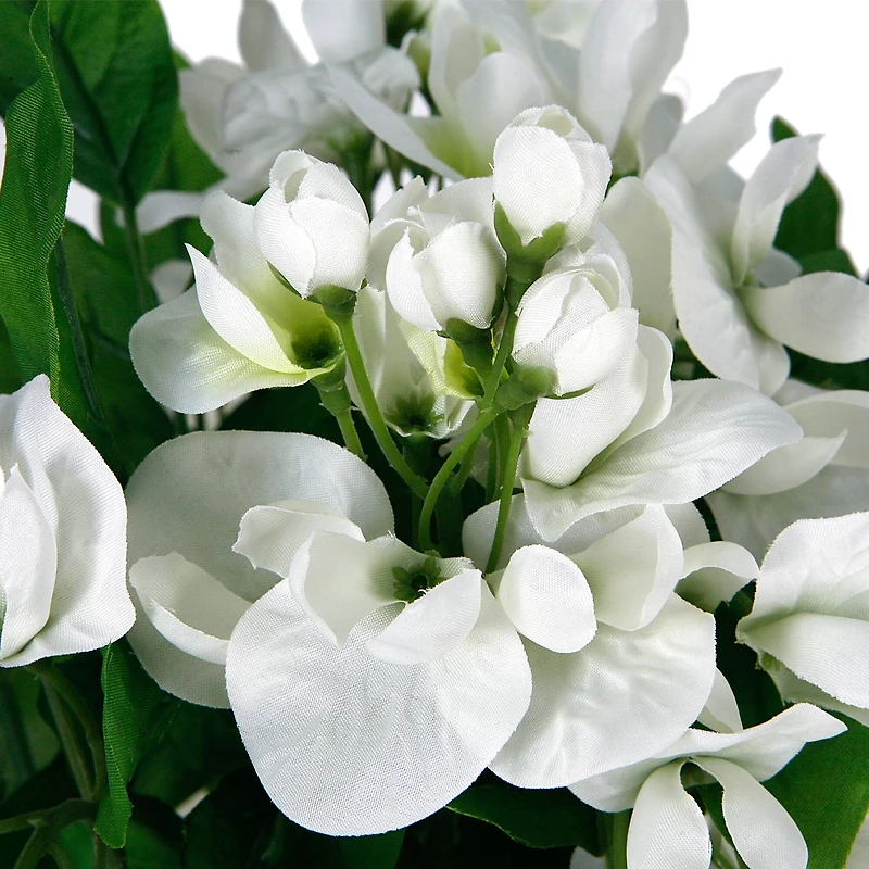 10 Pack: 17" White Wisteria Bush by Ashland®