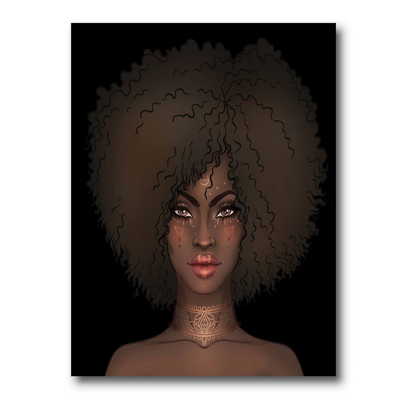 Designart - Portrait of African American Woman III