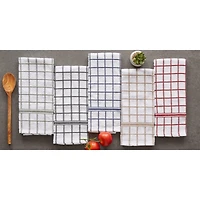 DII® Stone Windowpane Terry Dishtowels, 4ct.