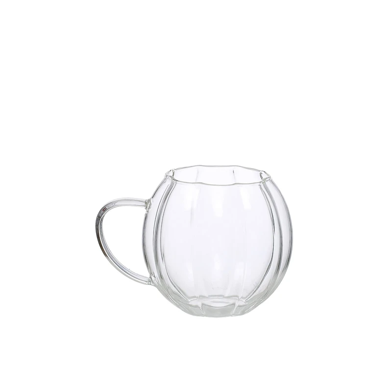 11.8oz. Clear Pumpkin Shape Glass Mug by Ashland®