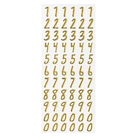 Gold Foil Number Stickers by Recollections™