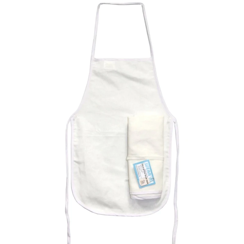Mark Richards Wear'm White Child Apron, 3ct.