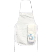 Mark Richards Wear'm White Child Apron, 3ct.