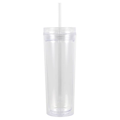 18.5oz. Plastic Bottle with Straw by Celebrate It™