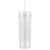 18.5oz. Plastic Bottle with Straw by Celebrate It™