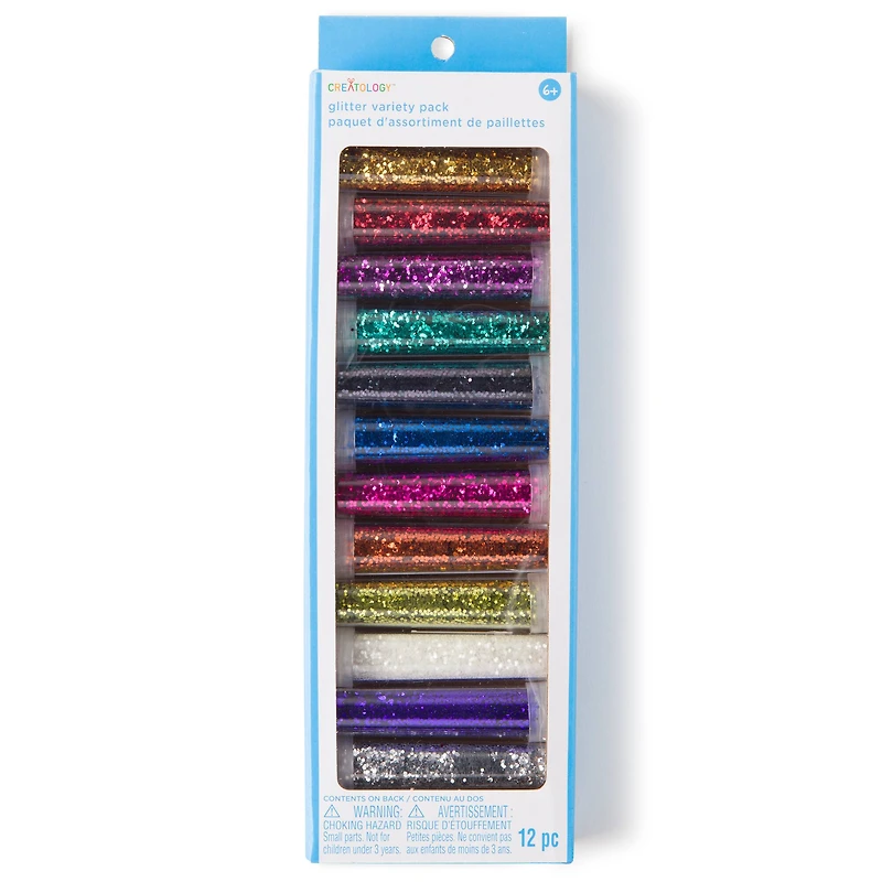 12 Packs: 12 ct. (144 total) Sparkle Glitter Shaker Variety Pack by Creatology™