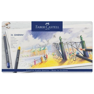 Faber-Castell® Goldfaber Colored Pencil Tin 36 Color Set
