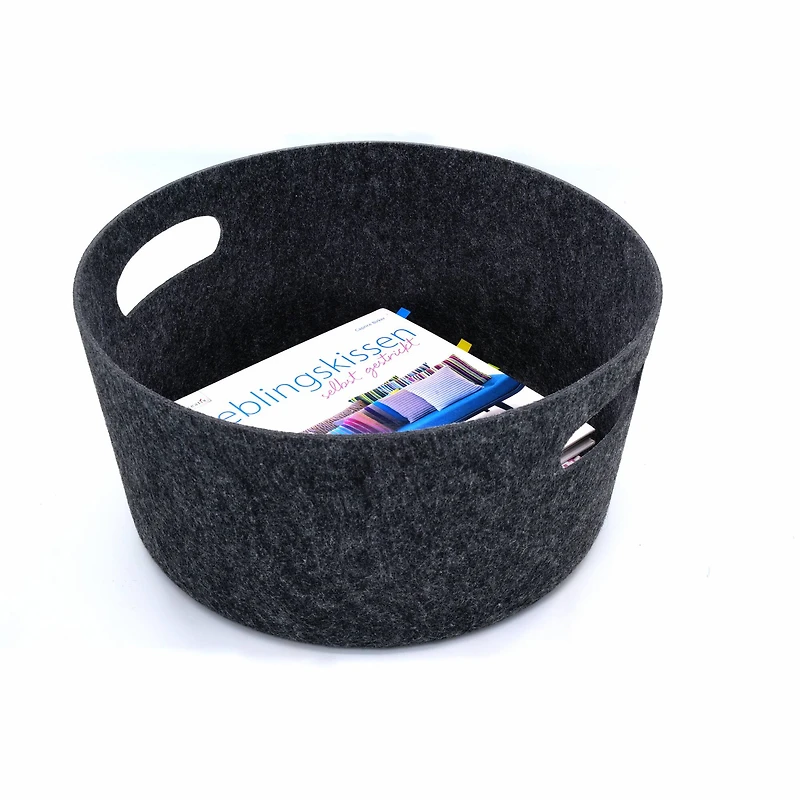 Welaxy 15" Felt Round Basket