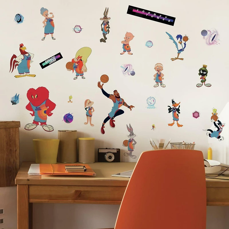 RoomMates Space Jam Peel & Stick Wall Decals