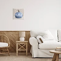 Stupell Industries Thankful Patterned Fall Pumpkin Wall Plaque Art