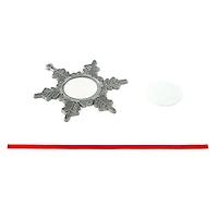 3" Metal Snowflake Sublimation Ornaments, 2ct. by Make Market®