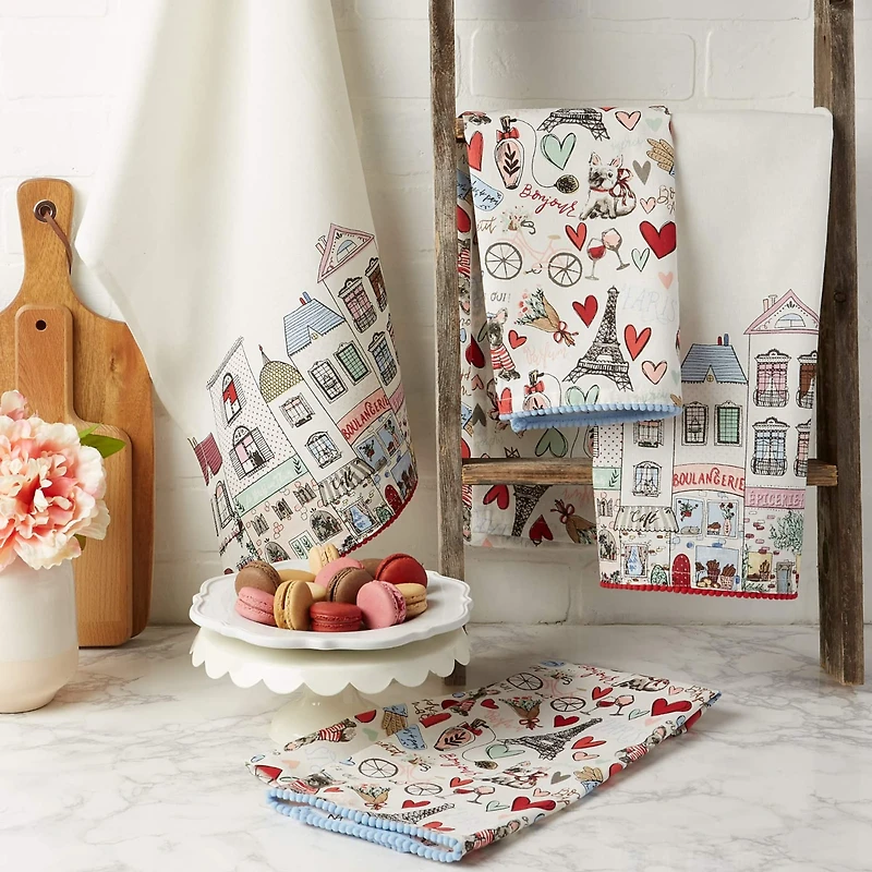 DII® I Love Paris Kitchen Textiles Dishtowel Set