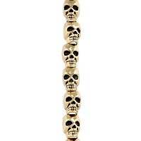 Antique Gold Metal Skull Beads, 12mm by Bead Landing™