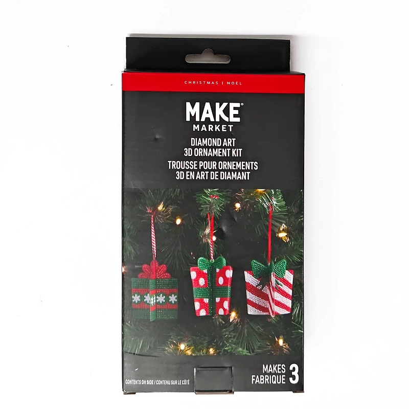 3D Present Ornament Diamond Art Kit by Make Market®