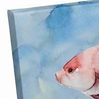 Red Fish 18" x 12' Canvas Wall Art