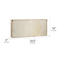 Wall Mounted Wooden Wine Rack & Cork Holder