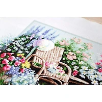 Luca-s Blooming Garden Counted Cross Stitch Kit