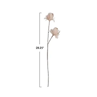 Hello Honey® 28.25" Pink Organic Feather Flower Stem