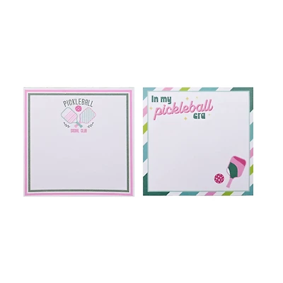 Assorted Pickleball Sticky Note Pad, 1pc. by Fab Finds