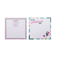 Assorted Pickleball Sticky Note Pad, 1pc. by Fab Finds