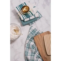 DII® Teal Woven Dishtowel Set