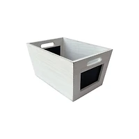 White Crate with Chalkboard by Ashland