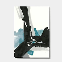 Designart - Geometric Black and Teal III