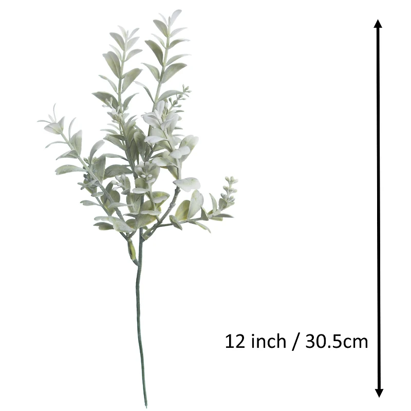 12" Green & Cream Boxwood Pick by Ashland®