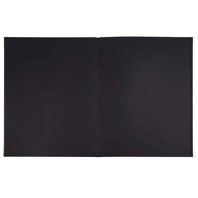 Black Page Premium Hardcover Sketchbook, 8.5" x 11" by Artist's Loft™