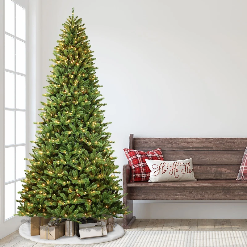 12ft. Pre-Lit Berkshire Fir Artificial Christmas Tree, Clear Lights