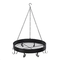 17.5" Round Hanging Pot Rack