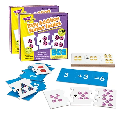 Trend Easy Addition Fun-to-Know® Puzzles, 2ct.