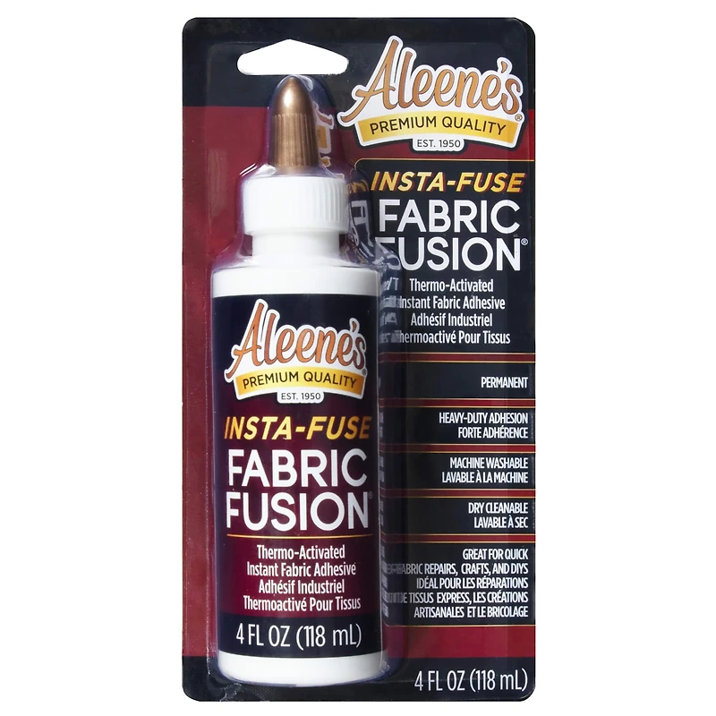 Aleene's® 4oz. Insta-Fuse Fabric Fusion® Instant Fabric Adhesive