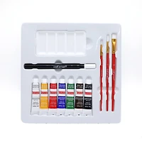 11" x 11" Snowman Canvas Painting Kit by Artist's Loft™