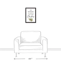 Look Like Christmas Canvas Wall Art In Black Frame
