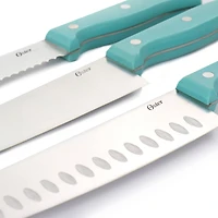 Oster Evansville 14-Piece Light Blue Stainless Steel Cutlery Set