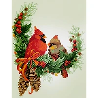 Diamond Dotz® at Home Intermediate Festive Family Diamond Painting Kit