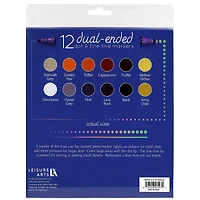 Leisure Arts® Neutral Dual-Ended & Dot Marker Set