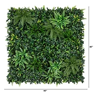 40" Andean Cloud Forest Artificial Living Wall Panel