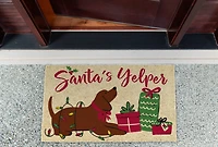 DII® Santa's Yelper Doormat