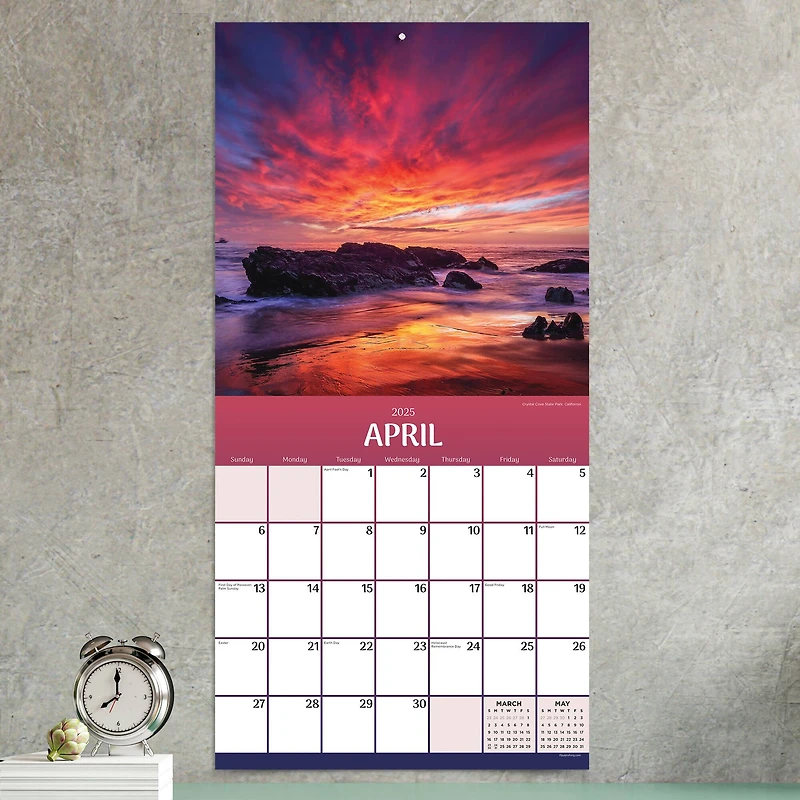 TF Publishing 2025 Sunsets Wall Calendar