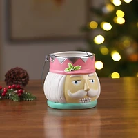 5" Pastel Nutcracker Nostalgic Ceramic Container