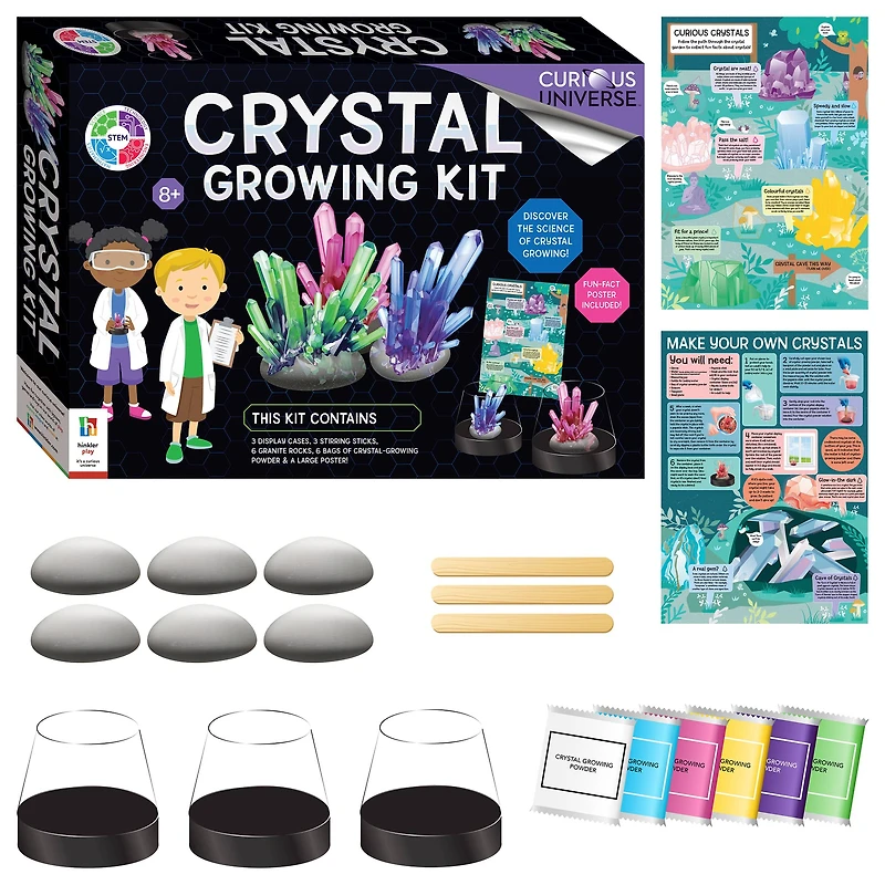 Hinkler Curious Universe™ Crystal Growing Science Kit