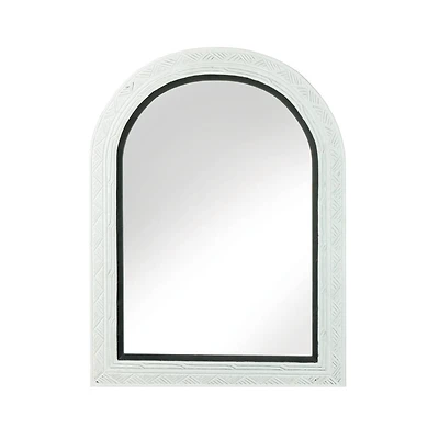 Nikki Chu Bicocca Wall Mirror with Black Trim
