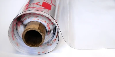 Vinyl-It 54" x 10yd. Clear 24 Gauge PVC Vinyl Roll