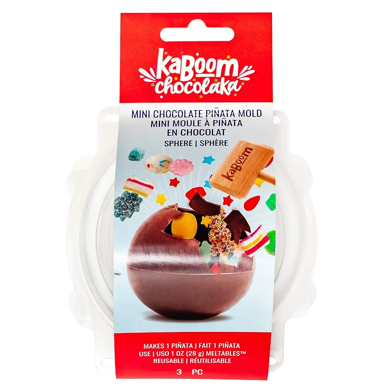 Kaboom Chocolaka Mini Chocolate Ball Piñata Mold