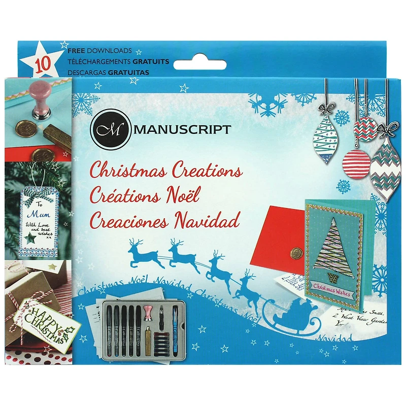Manuscript Cartridge Pen Christmas Creations Set