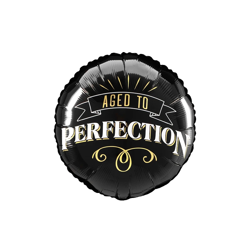 18" Aged to Perfection Foil Balloon