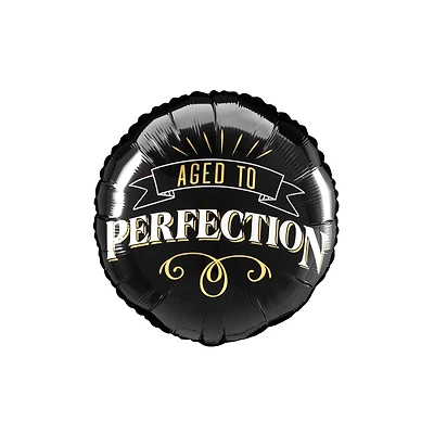 18" Aged to Perfection Foil Balloon